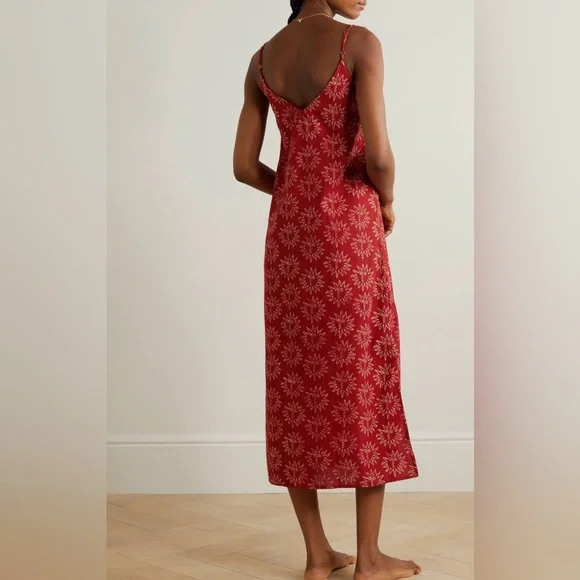 NWT DESMOND & DEMPSY PRINT COTTON VOILE DAY/NIGHT DRESS XS - Picture 2 of 6